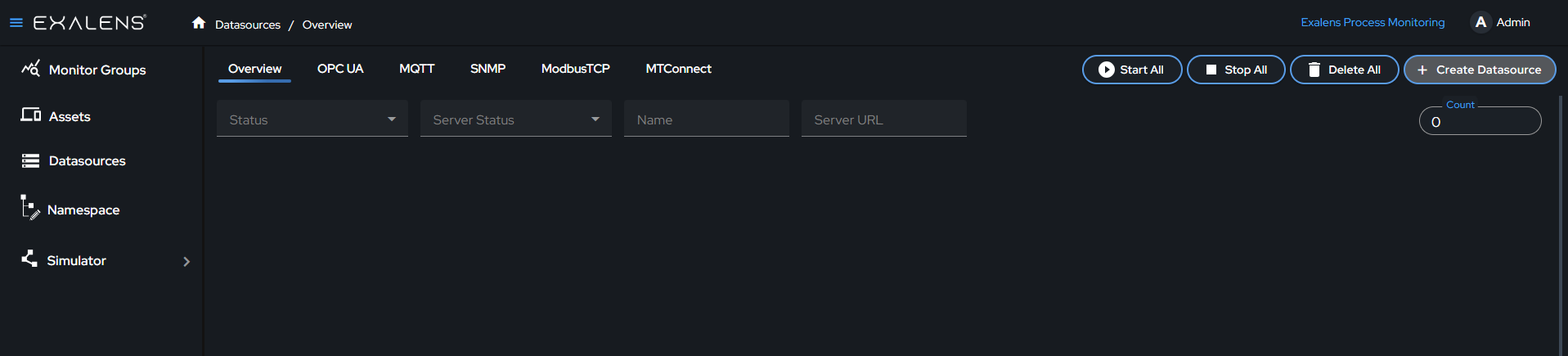 Create a New Data Source