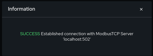 Connection success