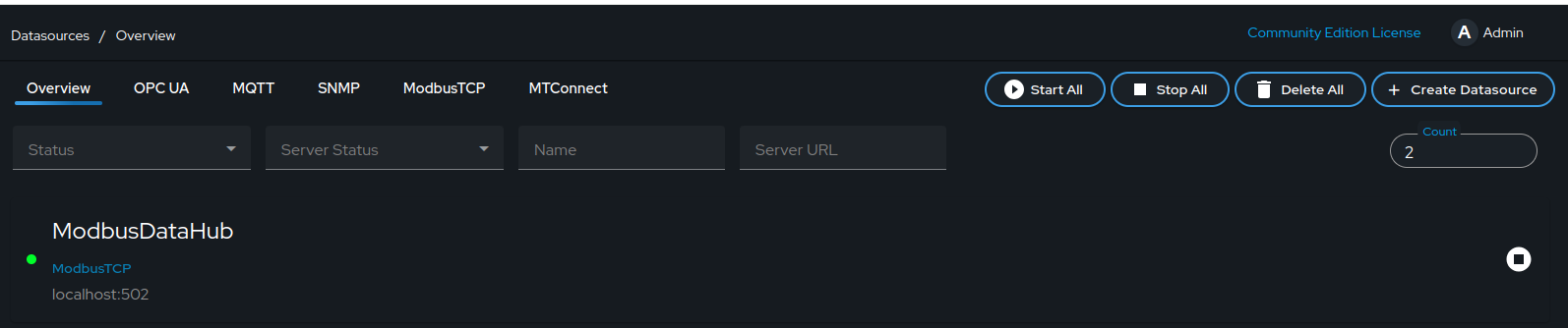 Data source client