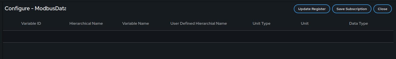 Update Register