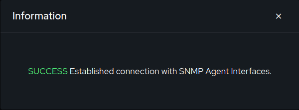 Connection success