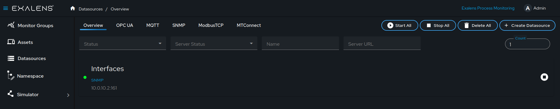 Data source client
