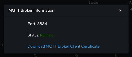 Diagram showing Data Collector MQTT Broker in System Administration